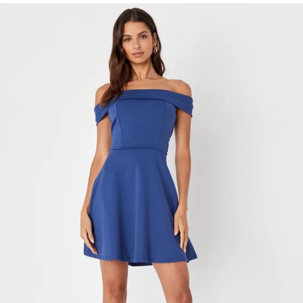 NWT Lulus Season of Fun Skater Dress